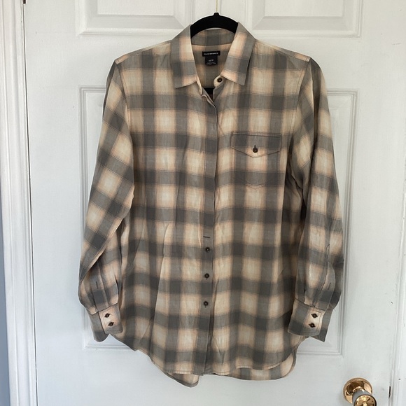 CLUB MONACO plaid button down shirt (#i3) - Picture 1 of 4
